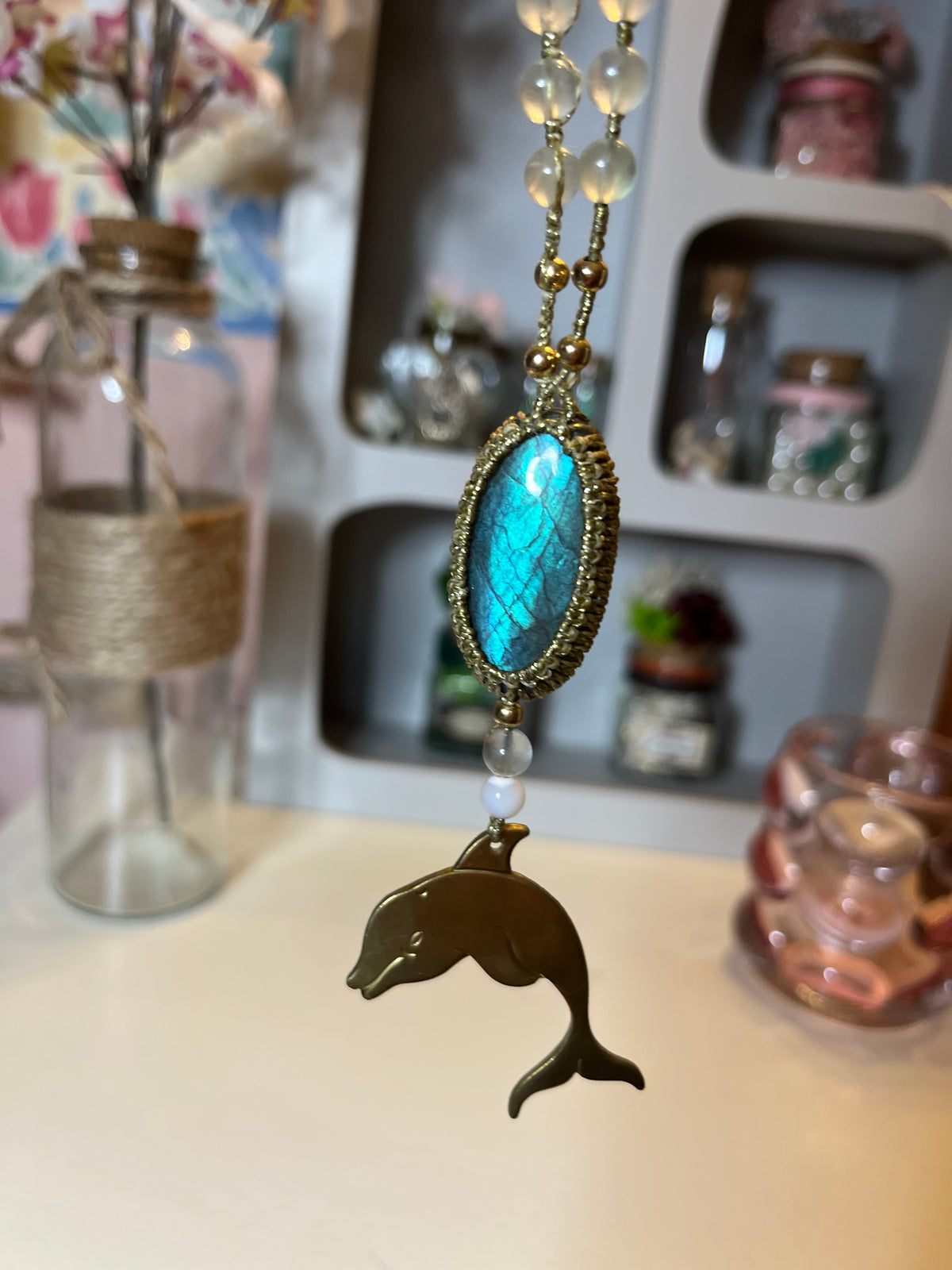 Collier-sautoir JOA-AlCHIMIA énergie des MAÎTRES DAUPHINS