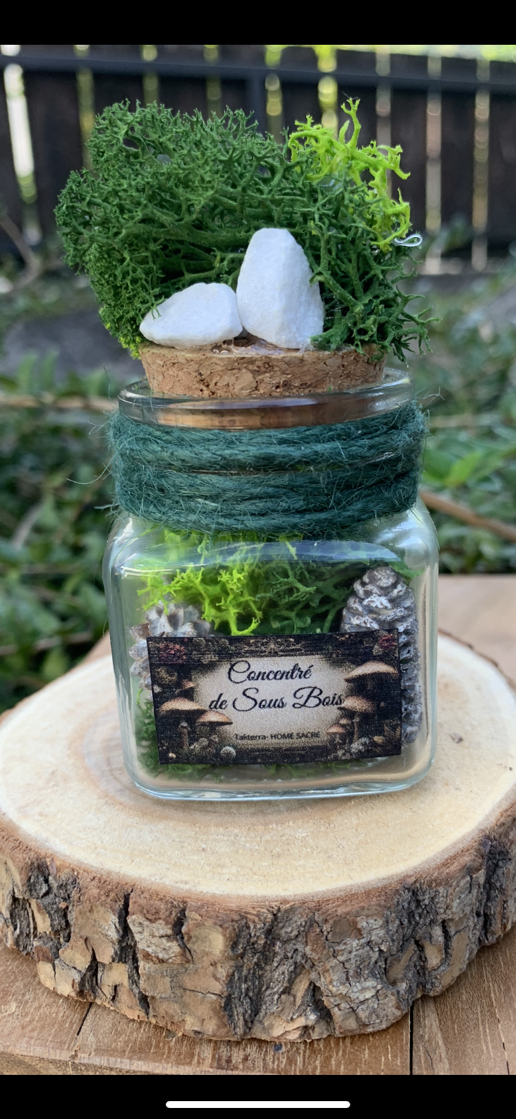 Fiole Vibratoire d'Intention - Terra vibratoire "Concentré de sous Bois"