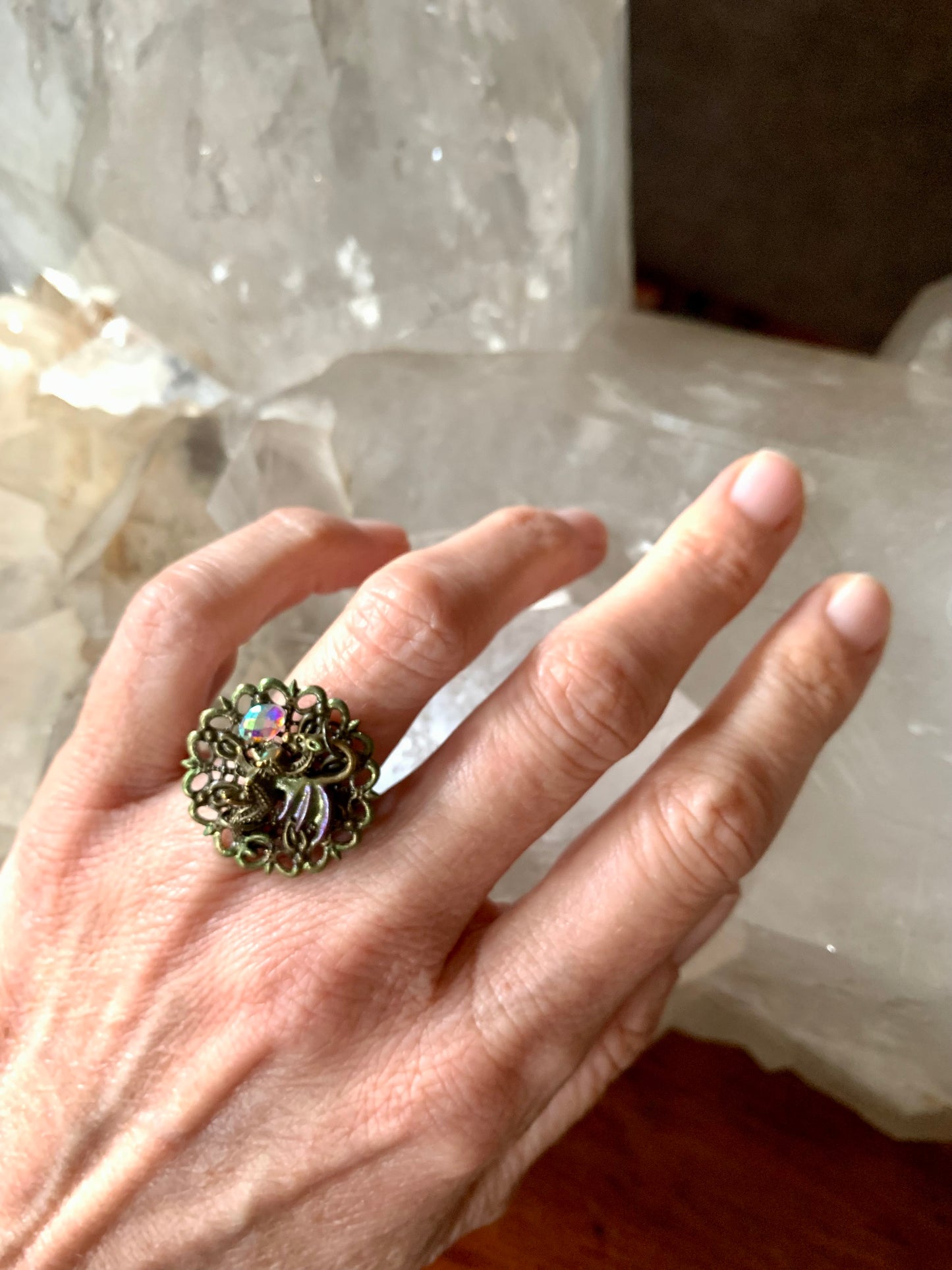 Bijou vibratoire de Conscience, énergie Dragon : Dragonne Mère