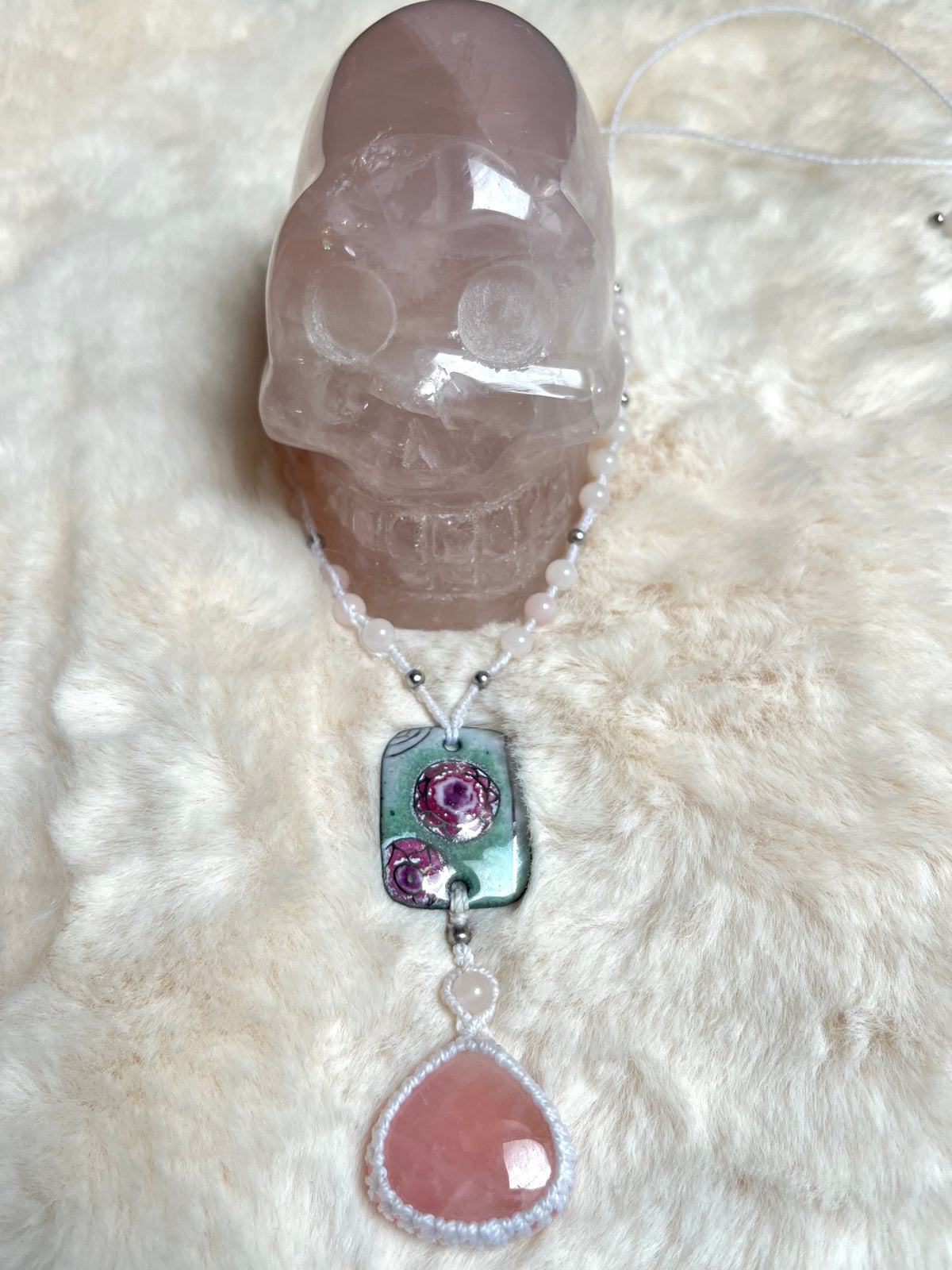 Collier-sautoir  MYRIAM'A Médecine de la Rose