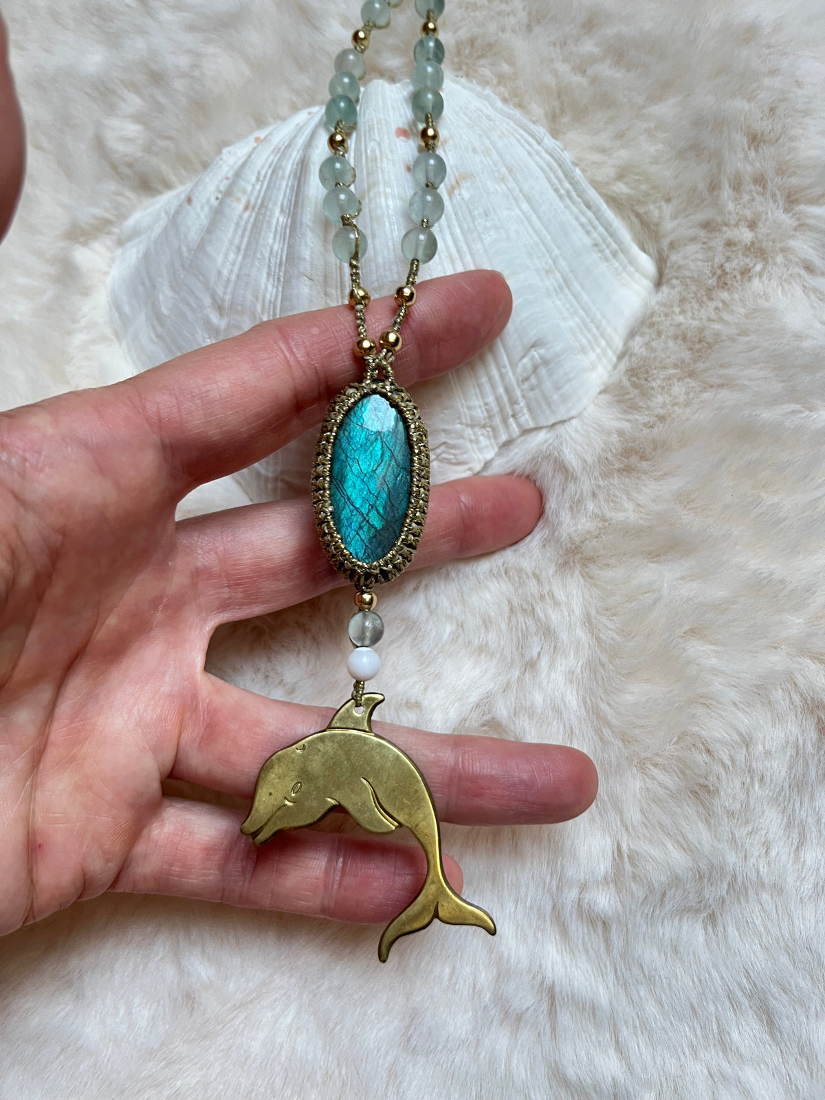 Collier-sautoir JOA-AlCHIMIA énergie des MAÎTRES DAUPHINS