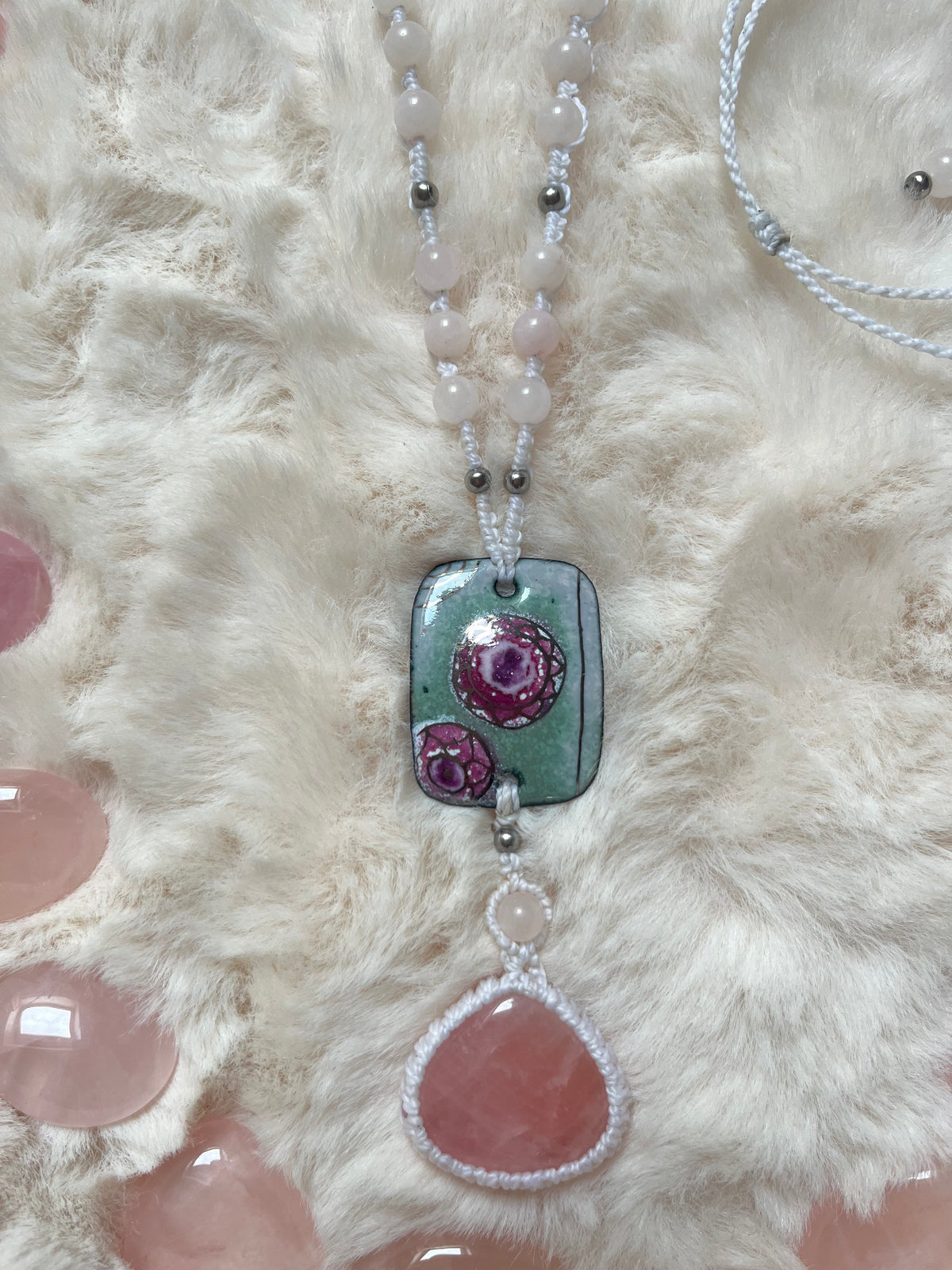 Collier-sautoir  MYRIAM'A Médecine de la Rose