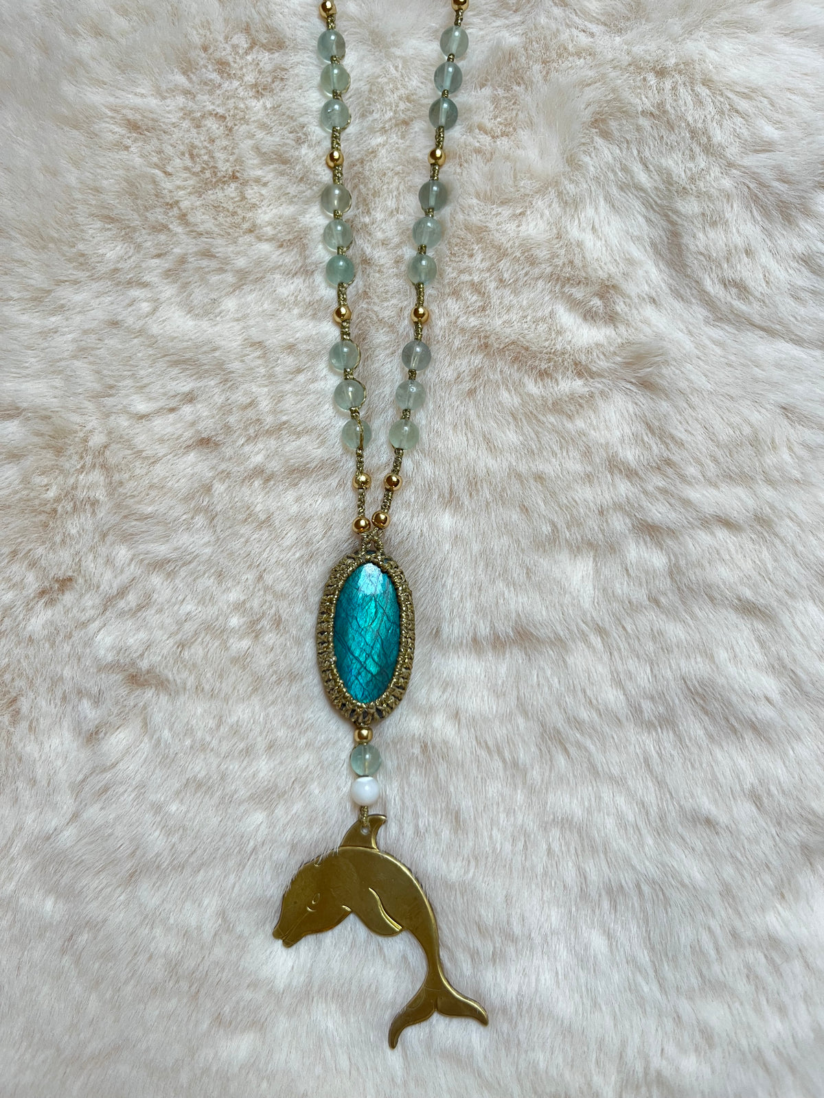 Collier-sautoir JOA-AlCHIMIA énergie des MAÎTRES DAUPHINS
