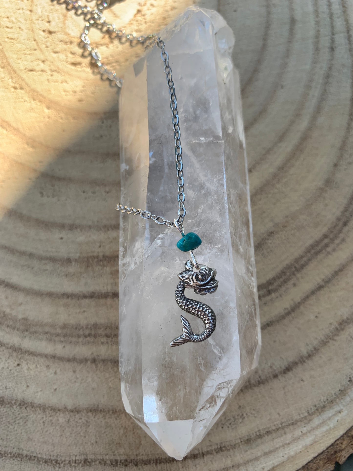 Bijou vibratoire d'intention : aide à la reconnexion du Féminin Sacrée avec l'énergie du Serpent cosmique, la dragonne primordiale Tiamat