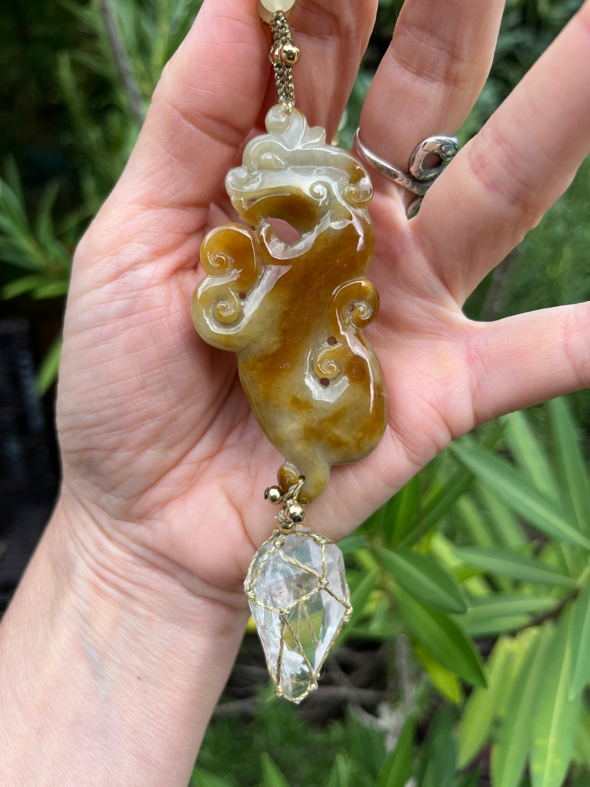 Collier-sautoir DRAGON SACRE de MU (avec Message pour son Gardien(ne) )
